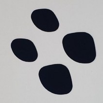 신발 운동화 뒷꿈치 구멍 수선 보수 패치 스티커 블랙, 9개