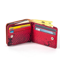 [본아띠] 지갑형 갤럭시 Z플립3 2 1 지플립3 제트플립2 지폐 카드6장 수납 천연소가죽 아나콘다 뱀무늬 핸드폰케이스