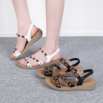 준디자인 푹신한 여성 밴딩 샌들 쿠션 샌달 발편한 가벼운 경량 보석 명품 여자 스트랩 슬리퍼 끈 여름 쿠션 힐 엄마 패션 데일리