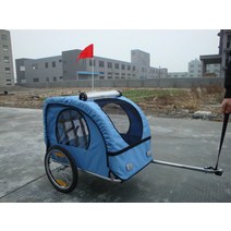 야외 장거리 전문 318 하이킹 트롤리 자전거 어린이 트레일러 그물 레드 라이브 방송 자동차, 파란색작은트레일러