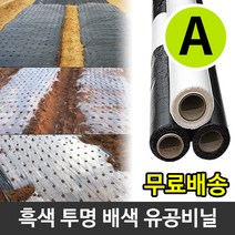 농업용 유공 멀칭비닐 밭비닐 고추 마늘 양파 감자 비닐, 마늘 0.02 x 100 x 200(6구), 흑색