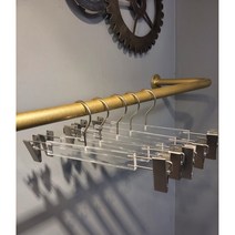 아크릴 투명 옷걸이 성인, 15cm