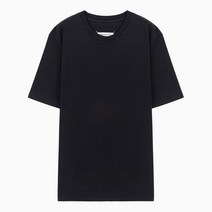 [명품]22FW 메종 마르지엘라 백스티치 블랙 코튼 반팔 티셔츠 S50GC0680 S24347 855 S50GC0680S24347855