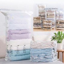 청소기 필요없는 벨브형 압축팩 여행용의류 롱패딩보관 겨울이불 8초만에 진공압축, F_삼각형 (대형80X100X38)1개입