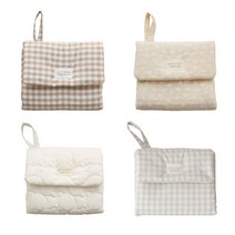 헬로미니미 휴대용 기저귀 패드 매트 파우치 4type, 플라워