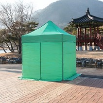 야유회 체육대회 방수 햇빛차단 접이식 그늘막 천막 바람막이 야외활동, 알루미늄천막 2X2, 화이트