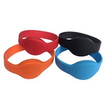 YARONGTECH-13.56MHZ ISO 14443A MIFARE Classic 1K NFC Silicone RFID Wristband Pack of 5 (Mix) null, 1, Mix
