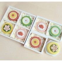보니솝 전통문양 비누 세안 천연 수제 비누 답례품 선물, 1구(핑크클레이), 전통띠지