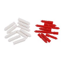 콘크리트피스고정 소포장 PVC 칼브럭 백색/4X50/10개, 색상:기본