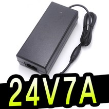 명호전자 DC 24V 아답터 1A 1.5A 2A 3A 3.5A 5A 6A 8A 9A 어댑터, MH2419_24V 7A 3구 접지형