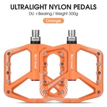 서쪽-pédales de vélo en 나일론 ultralégères roule남성용ts scellés DU vtt BMX 경로 antidérapantes étanch, 주황색