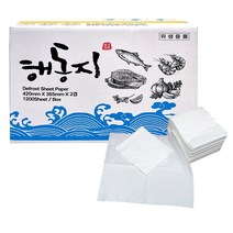 해동지 대형 420mm 100매 소분 참치해동지 미트페이퍼 숙성지, MP100 해동지 대형 420mm 100매 소분