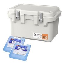 40L55시간 보냉 20L40시간 아이리스 오야마 쿨러 박스 보냉제 2개 6면 진공 단열 패널 장시간 하드 타입 아웃도어 레저 캠프 HUGEL VITC40A VITC20A 4647, 40L, 화이트 애쉬