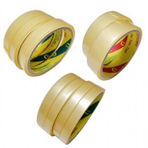 물레방아 커터기 리필 투명 절테이프 12mm 16mm 24mm 중포장 강력접착 국내산, 3절(16mm3개)