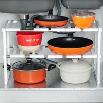 2단 싱크대 하부 선반 싱크인선반 싱크대정리, 싱크대하단수납장