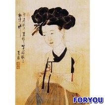 ForU637 조각 동양화 직소퍼즐 신윤복의 미인도 1000개 퍼즐 피스 풍경퍼즐, 상세페이지 참조
