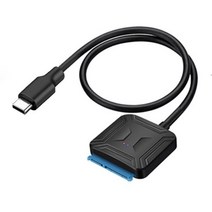 외장하드연결선 외장하드케이블 SATA to USB 3 어댑터 최대 6 Gbps 2.5 3.5 인치 외장형 HDD SSD 하드 드라이브 컴퓨터 케이블 (PC 노트북 용), CHINA_0.35m | Type C to SATA