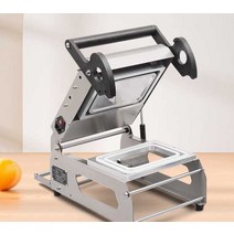 진공포장기 식품 배달 포장기 포장기계 진공기 업소용 원형 실링기 반찬가게, 원형용기 150