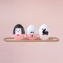오가닉랩 에그스탠드 계란받침대 실용적인 주방 인테리어 소품, 라이트핑크