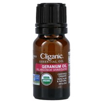 CLIGANIC 100% 퓨어 에센셜 오일 제라늄 10ML(0.33FL, 단색, 한 사이즈