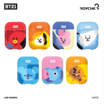 로이체 라인프렌즈 BT21 에어팟 하드케이스 무선이어폰 아이폰이어폰, 망