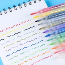 가민 아크릴펜 1.0mm 12색 18색 24색 낱색 지워지는 유리펜 패브릭 네일 보드마카