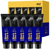 아케이리빙 블랙 차크치약 110g 5개입