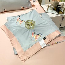 워러블 실크 여름이불 세트 차렵이불 베개커버 침대커버세트 퀸침대용 시어서커 킹 이불