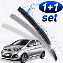 ▒고질라몰▒올뉴모닝17이전 와이퍼 550mm400mm 세트 스포일러와이퍼 앞유리와이퍼 차량용품 차량와이퍼 와이퍼교체, ☆ㄳ ㄳ