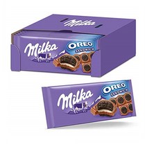 Milka OREO Sandwich Tafelschokolade 밀카 오레오 샌드위치 밀크 초콜릿 92g 15개