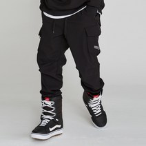 홀라코리아 / 홀라 카고 시보리 조거팬츠 - 블랙