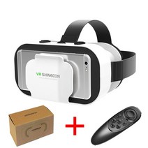 VR 체험 스마트 안경 SHINECON 50 유리 가상 현실 3D 47 60 인치 전화용, 3.VR With Controller C