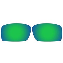 ACOMPATIBLE Oakley Gascan 선글라스 교체용 편광 렌즈 (가스캔 S) 393173, Green Blue Mirror