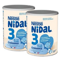 Nestle 네슬레 Nidal 니달 성장 분유 3단계 1 to 3세 800g 2팩