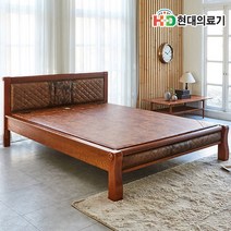 [현대의료기] 베누스Q 퀸 황토숯볼 흙침대, 브라운