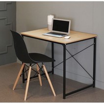 2컴퓨터 인테리어 거실 아이방 책상 800 1200 보조 간이 다용도 테이블ZDW-530, 우드기본책상120-블랙