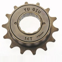 MTB 로드 스프라켓 픽시휠 바퀴 시마노 스램 호환 12 11 10 9 8 7 단 BMX-시티 자전거 프리휠 12T 14T 싱글 스피드 플라이휠 34mm 스레드 리어, [02] 14T