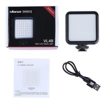 링라이트 촬영조명Ulanzi VL49 6W smartphone led 비디오라이트 2000mAh 조명용 영상촬영for 스트리밍Youtu, 06 VL49