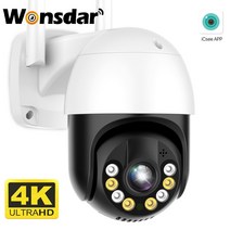 실외CCTV ip카메라 cctv 카메라 추천 무선 8mp 4k wifi ptz 5mp h.265 야외 ip 1080p hd ai 인간 감지 p2p 비디오 감시 icsee app, 1080p SD 카드 없음, 미국 플러그