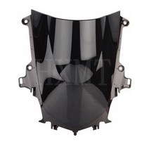 야마하 YZF 1000 R1 2015 2016 2017 2018 2019 블랙 오토바이 앞 유리 더블 버블 스크린 YZFR1 15 16 17, 01 black