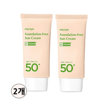 마녀공장 파데 프리 선크림 SPF50+ PA++++, 2개, 100ml