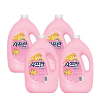 샤프란 아로마 바닐라핑크 용기 3.1L x 4개, 2세트