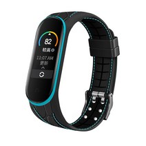 가전제품 전자기기 더블 라인 Xiao mi Mi 밴드 5 4 3 액세서리 팔찌 6 7 교체 스트랩, [03] a4, [03] For Miband 3 4