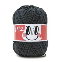 [니뜨]올리오 뜨개실(70g)(10+1) + 무료도안세트, 734_차콜