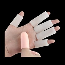 1+1 모다샘 골프 밴드 손가락 굳은살 보호 실리콘 골무 골프용품, 화이트오픈형