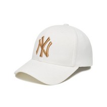 엠엘비 모자 [MLB] (3ACPIG01N-50WH) 메탈 로고 커브조절캡
