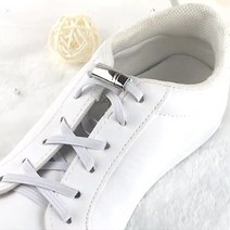 매듭없는 고탄력 운동화끈(화이트)/ 늘어나는 신발끈, 옵션선택