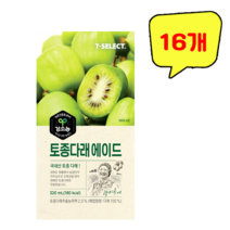 토종 다래 에이드 파우치음료, 320ml, 16개