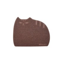 아이캣 뚱냥이 모래매트 (브라운) 고양이 발판