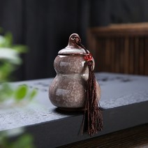 반려동물유골함 컬러 세라믹 용기 기념 애완 동물 항아리 인감 냄비 큰 유품 상자 도자기 인체 재 저장 매